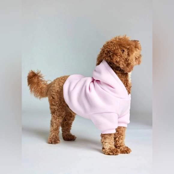 Comfrt Minimalist Paw Hoodie In Powder Pink - Picture 3 of 5